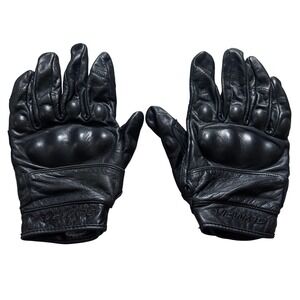 Olympia 450 Full Throttle Motorcycle Gloves Size XL Black Padded Palm